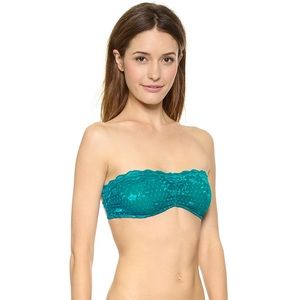 SOLD’ Free People Turquoise Lace Bandeau, NWT